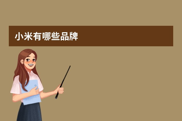 小米有哪些品牌