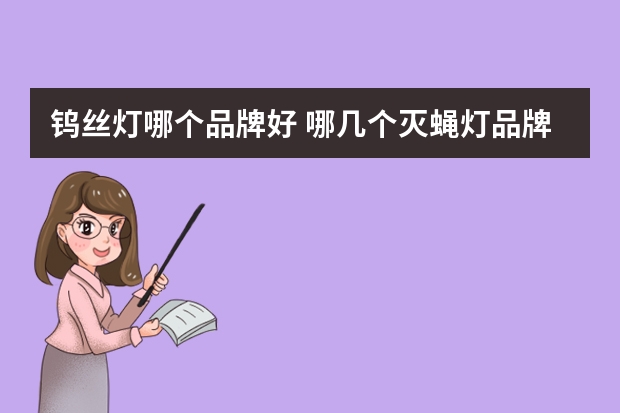钨丝灯哪个品牌好 哪几个灭蝇灯品牌好