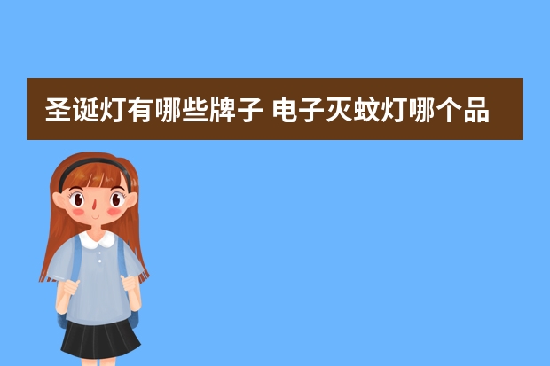 圣诞灯有哪些牌子 电子灭蚊灯哪个品牌好