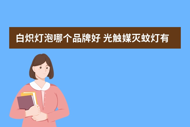 白炽灯泡哪个品牌好 光触媒灭蚊灯有哪些牌子