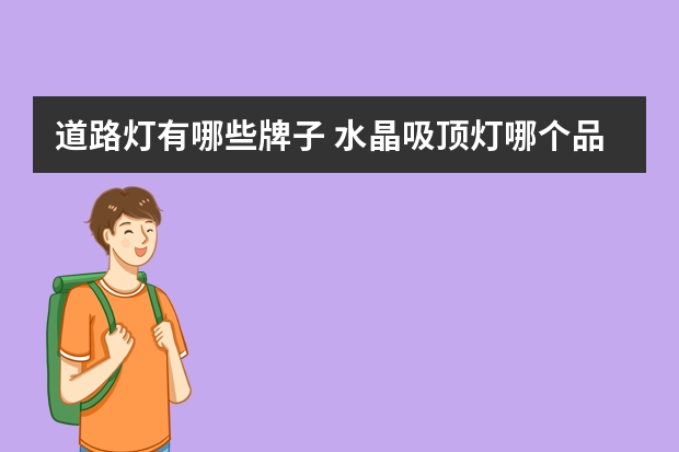 道路灯有哪些牌子 水晶吸顶灯哪个品牌好
