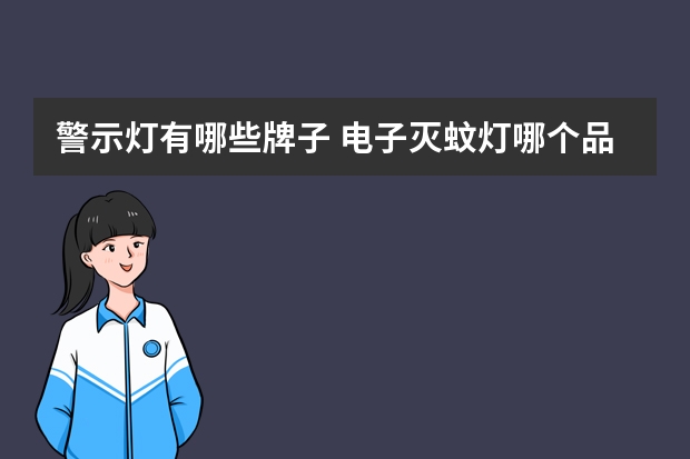 警示灯有哪些牌子 电子灭蚊灯哪个品牌好