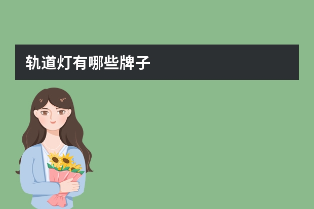 轨道灯有哪些牌子