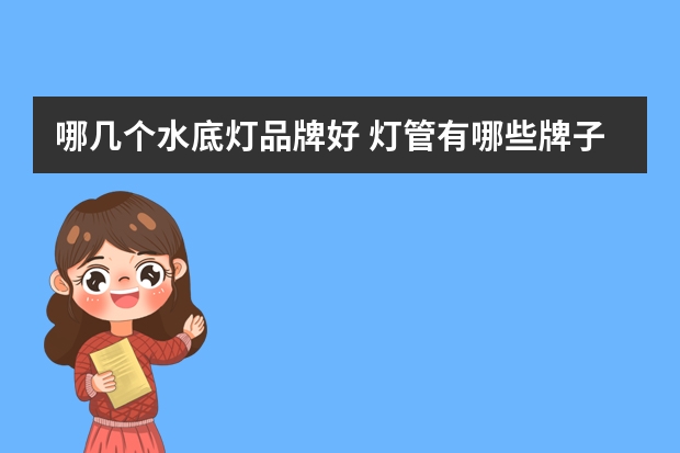 哪几个水底灯品牌好 灯管有哪些牌子