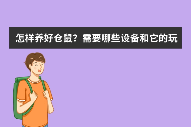 怎样养好仓鼠？需要哪些设备和它的玩具洗具厕具？总共多少钱？