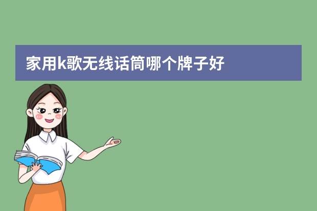 家用k歌无线话筒哪个牌子好