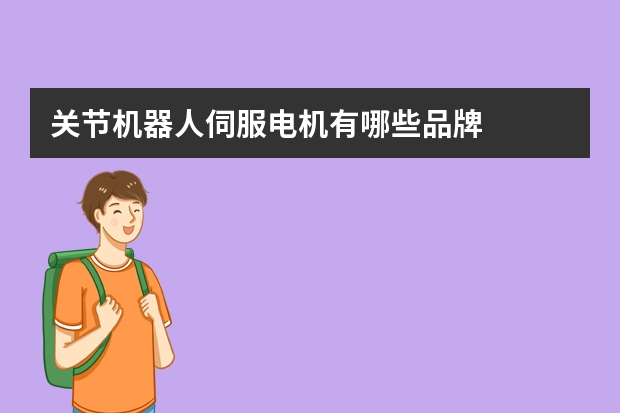 关节机器人伺服电机有哪些品牌