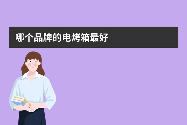 哪个品牌的电烤箱最好
