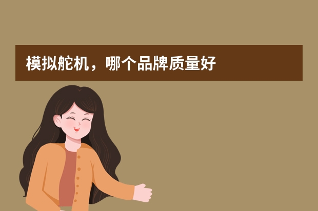 模拟舵机，哪个品牌质量好