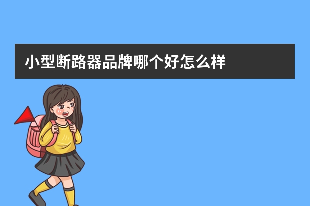 小型断路器品牌哪个好怎么样