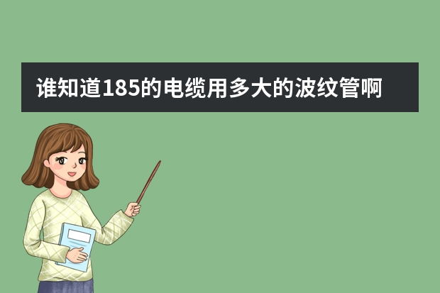 谁知道185的电缆用多大的波纹管啊？（地暖排名前十位）