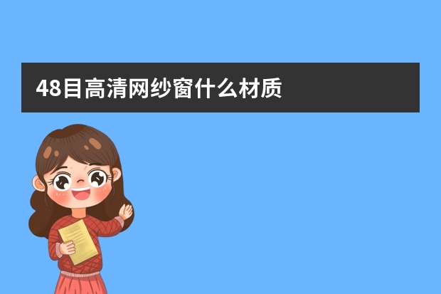 48目高清网纱窗什么材质