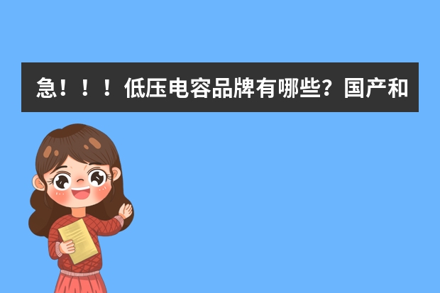 急！！！低压电容品牌有哪些？国产和进口的。