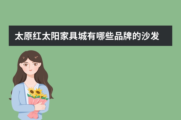 太原红太阳家具城有哪些品牌的沙发