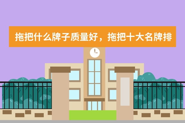 拖把什么牌子质量好，拖把十大名牌排行榜