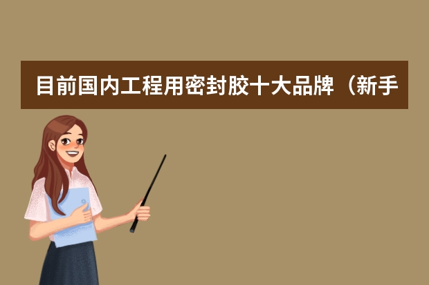 目前国内工程用密封胶十大品牌（新手选购攻略入门单反相机排行榜摄影初学者理性之选）